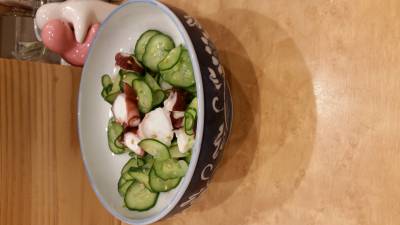 たこときゅうりの酢の物