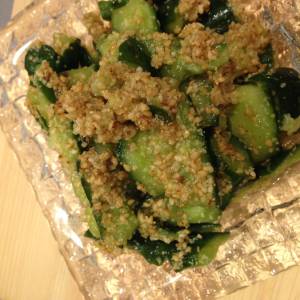 きゅうりのからし漬け