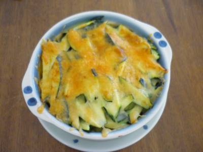 ズッキーニのチーズ焼き