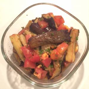 揚げなすのサラダ