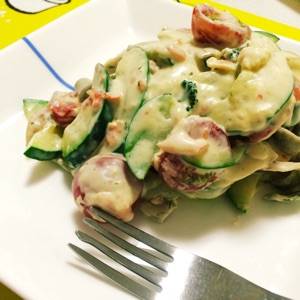 ハーブチーズパスタ