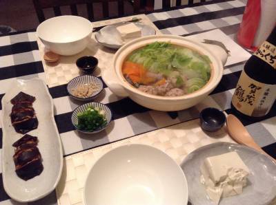 白菜と肉だんごの煮物