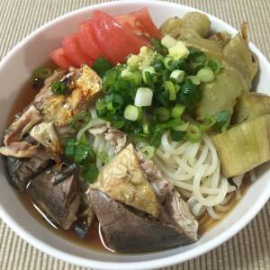 焼きさばそうめん