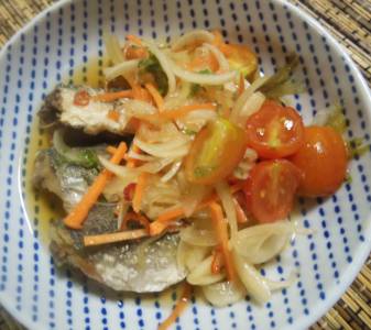 豆あじの南蛮漬け