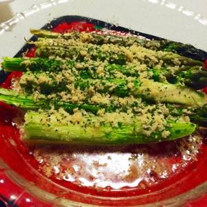 アスパラのパルミジャーノ風