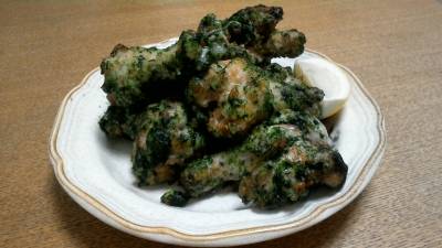 手羽元の塩のりまぶし