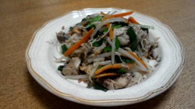 ツナ入りソーミンチャンプルー