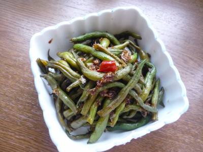 いんげんの当座煮