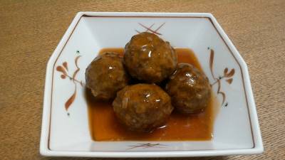 肉だんごの甘酢あん