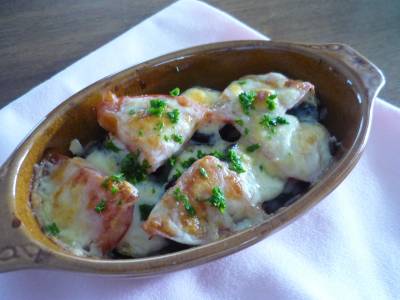 なすとチーズのオーブン焼き