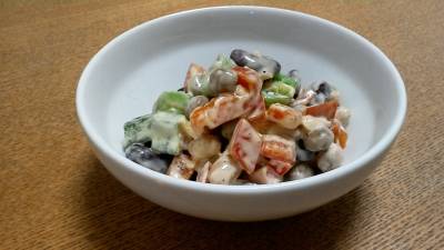 親子豆のサラダ