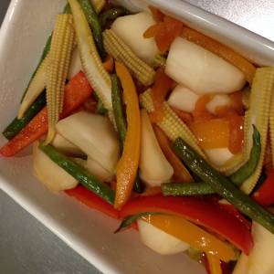 夏野菜の炒めなます