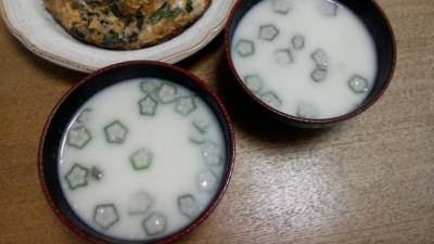 じゃがいものクリーミーみそ汁