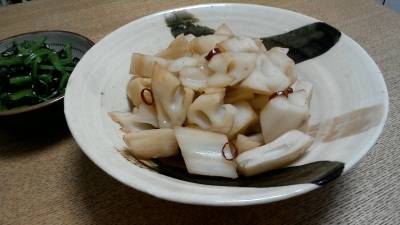 れんこんの酒煮