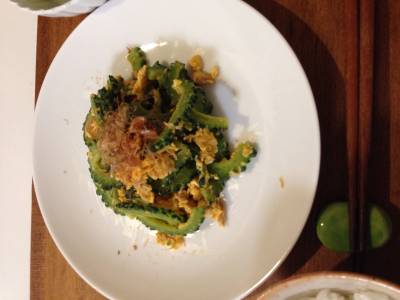 ツナとゴーヤーのチャンプルー