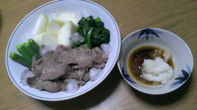 冷やししゃぶしゃぶ