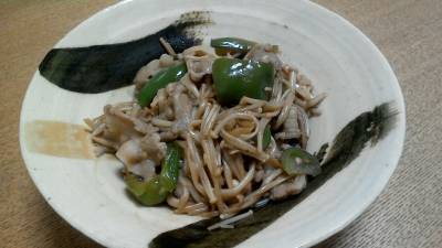 豚肉とピーマンのポン酢しょうゆ煮