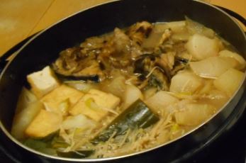 大根と塩豚の酒煮