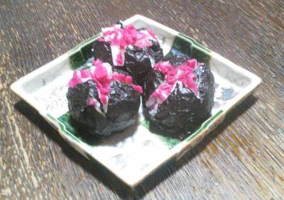 紅しょうがおむすび