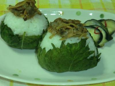 青じその焼きおむすび