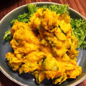 かぼちゃときゅうりのサラダ