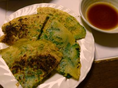 ゴーヤーチヂミ