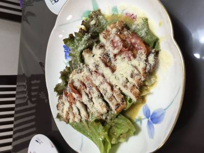 鶏むね肉のシーザーサラダ