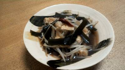 もやしの煮びたし