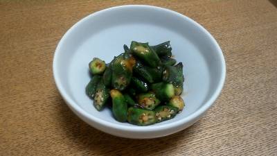 オクラ炒め