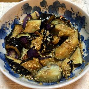 揚げなすの中国風南蛮漬け