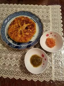 かぼちゃとさつまいもの焼きコロッケ