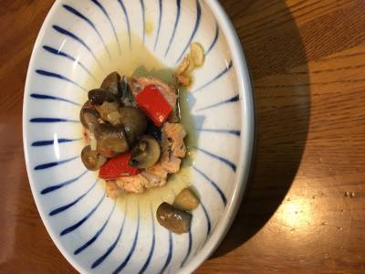 さけと野菜の蒸し煮