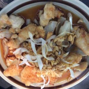 鶏ささ身とれんこんの香味ねぎだれ