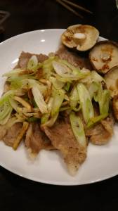 塩豚のシンプル焼き