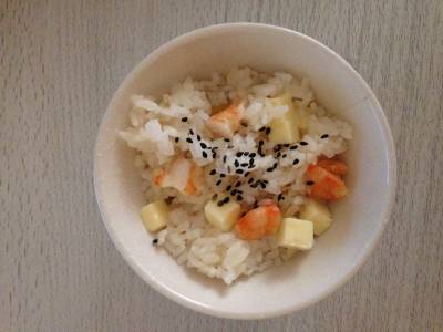 チーズと栗の秋ごはん