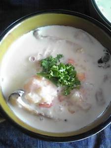 えびとささ身のクリーム煮