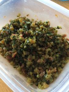 大根葉のいため