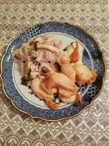 鶏肉の酒かすだれ焼き