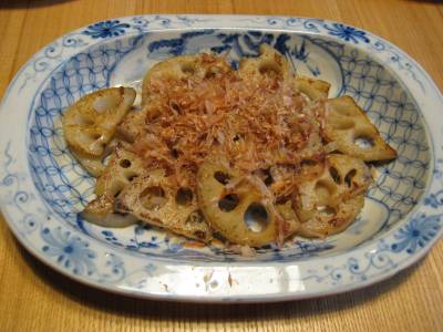 厚切りれんこんのきんぴら