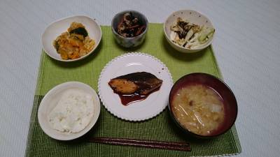 ぶりの照り焼き