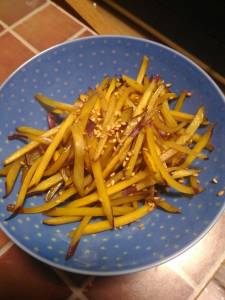 さつまいものきんぴら