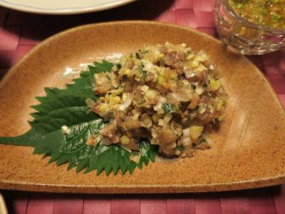 あじのなめろう