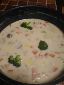 秋野菜のミルクシチュー