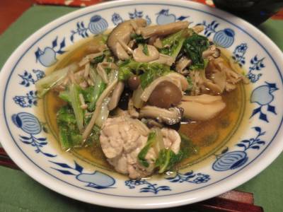 豚肉ときのこの煮物