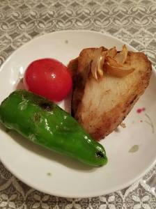 里芋ステーキ にんにくじょうゆ風味