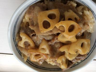 豚肉とれんこんの炒め煮