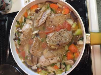 鶏肉のビール煮