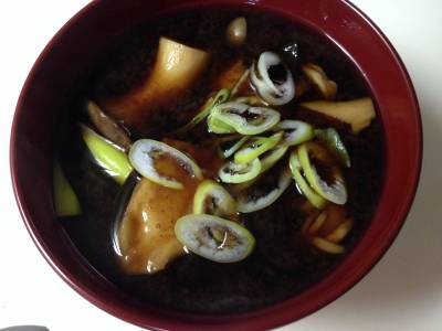 きのこのみそ汁