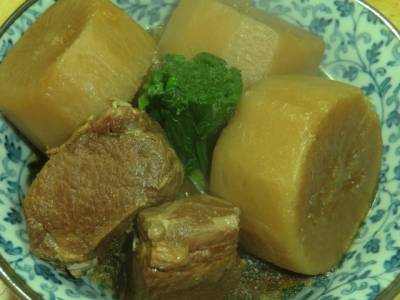 大根と豚肉のべっこう煮