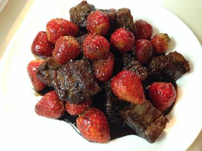 いちごの酢豚